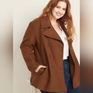 Old navy double breastfed pea coat plus size XXL